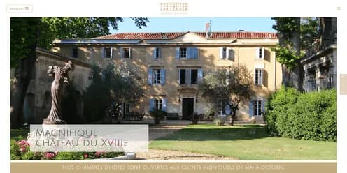 Site internet réalisé par Comtrast - Château Rieutort, gîtes & chambres d'hôte d'exception