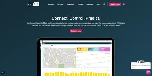 Site internet réalisé par Comtrast - Kuzzle, créateur de solutions open source pour l'IoT